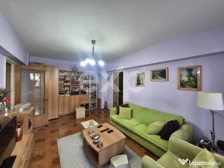 Apartament cu 3 camere semidecomandat în Basarabia