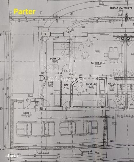 Casa cuplata cu doua unitati locative, Tauti, D+P+1+Pod, SU 255 mp, te
