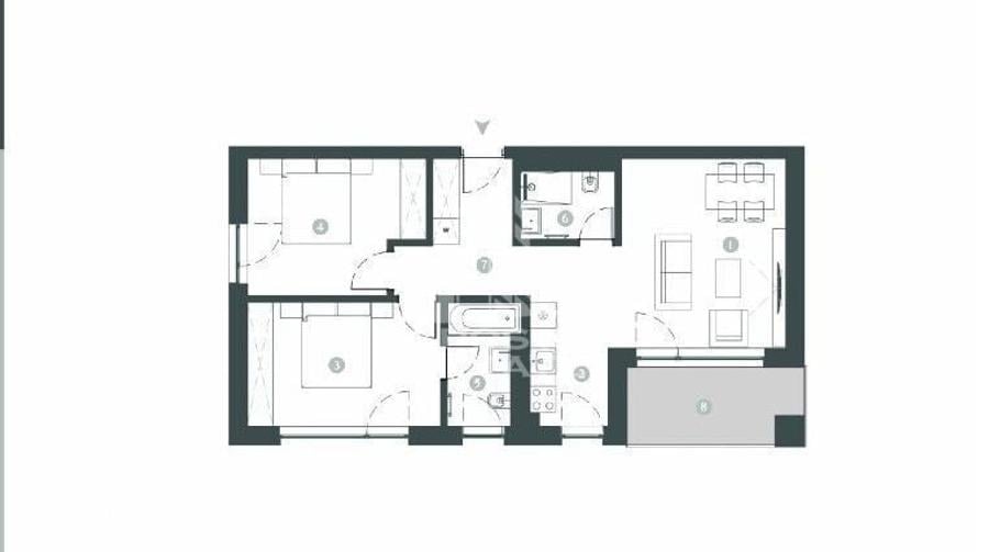 Apartament cu 3 camere decomandat în Elisabetin