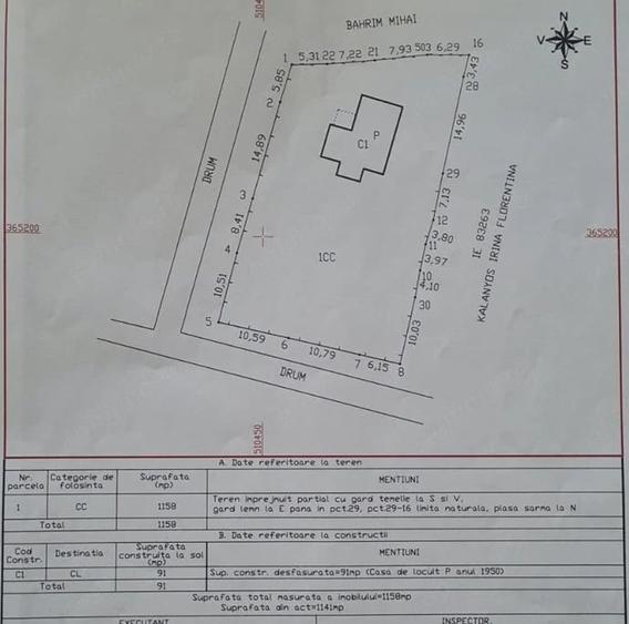Casa de vanzare | 1158 mp teren | COMISION 0% - 4