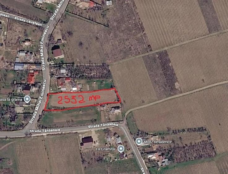 Teren de 2532 mp, în Blidari (Cârligele)