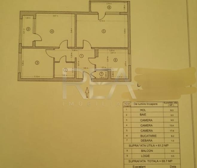 Apartament cu 3 camere decomandat în Drumul Taberei