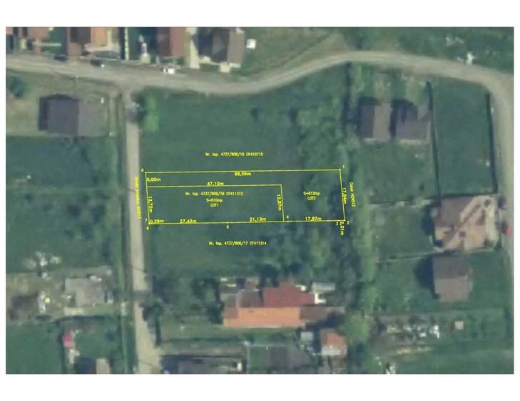 Teren de 1223 mp, în Săcălaz