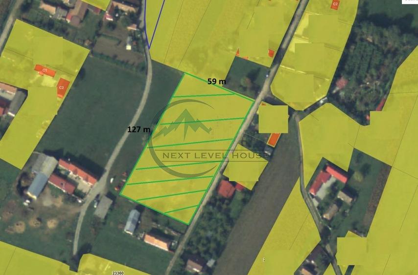 Teren Construcții intravilan de 6179.009765625 mp, în Băcel