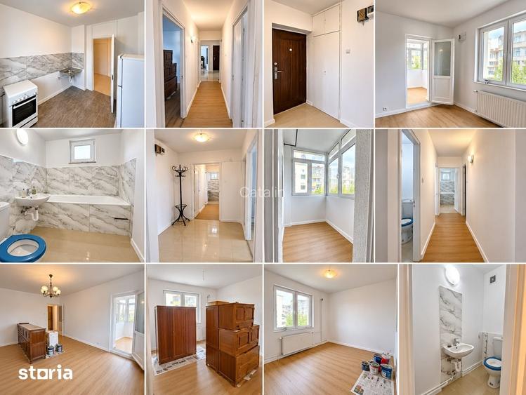 Apartament cu 3 camere decomandat în Dristor