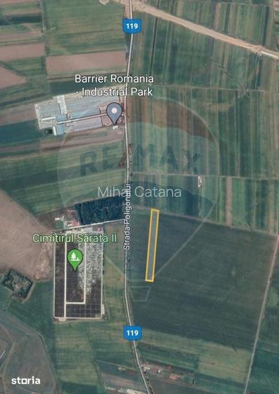 Teren Sarata/ Bacau, Strada Poligonului 10.000mp, INTRAVILAN