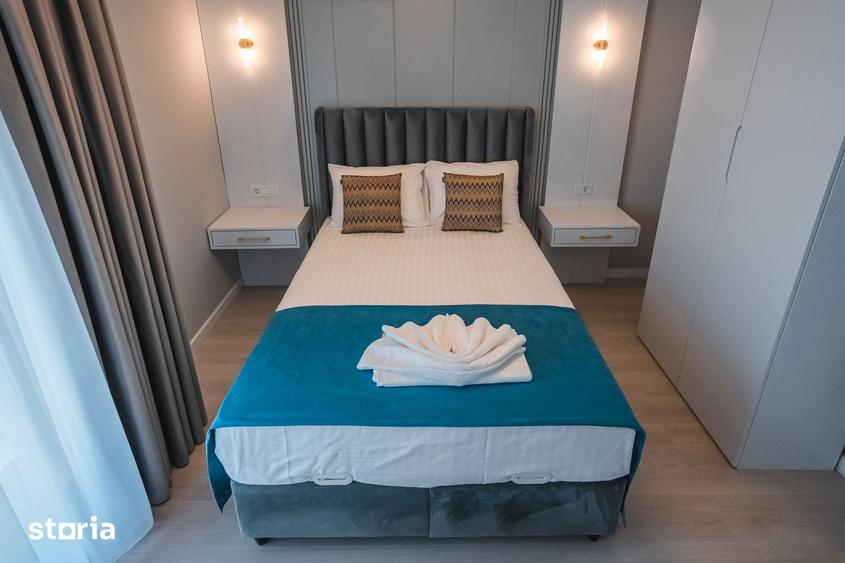 STUDIO CU DORMITOR SEPARAT - MOBILAT UTILAT LUX- SOLID SEA VIEW PERLA - 5