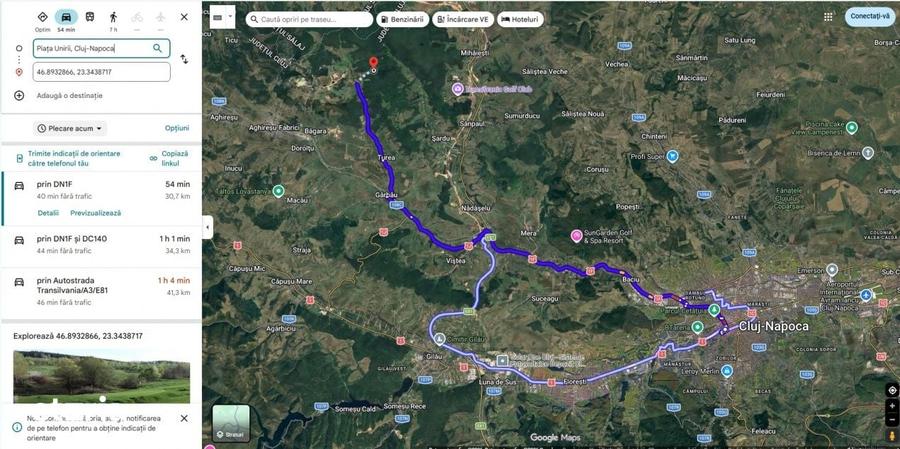 Teren de 141300 mp, în Gârbău