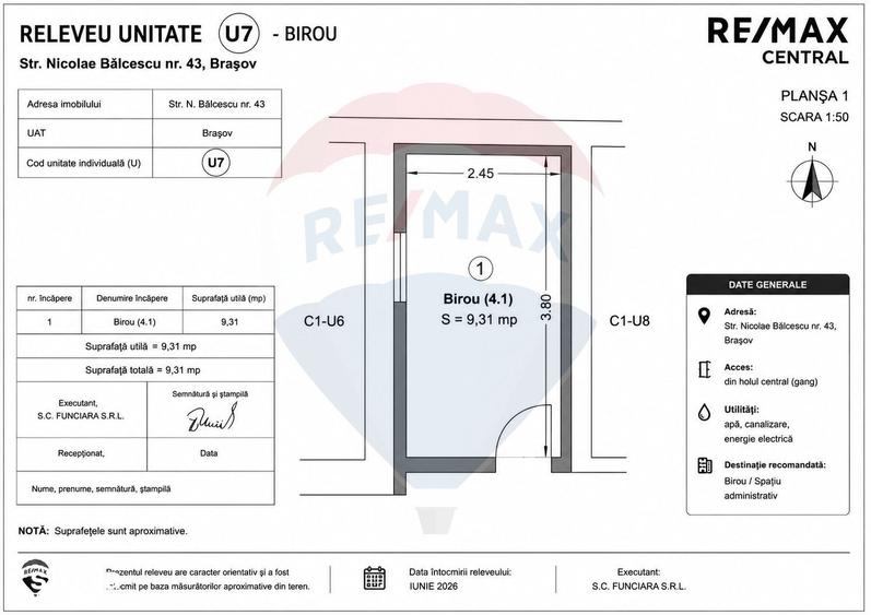 Spațiu comercial, de 299 mp, în Centrul Istoric