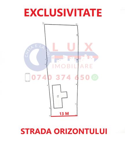 Teren Construcții intravilan de 737 mp, în Monumentului
