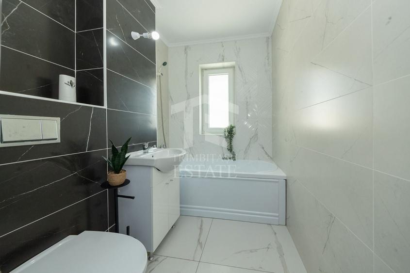 Apartament cu 2 camere decomandat, mobilat în Sânpetru