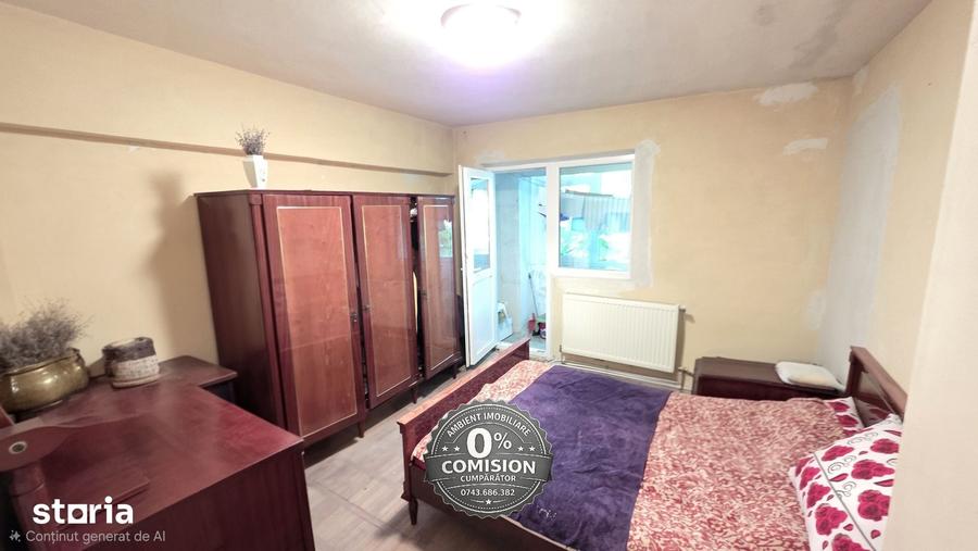 Apartament cu 3 camere decomandat în Est