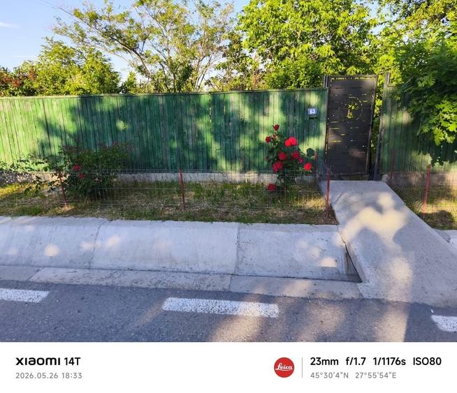 Teren de 1000 mp, în Exterior Vest