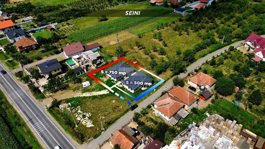 Casă individuală cu 3 camere cu Teren 750 Mp în Est