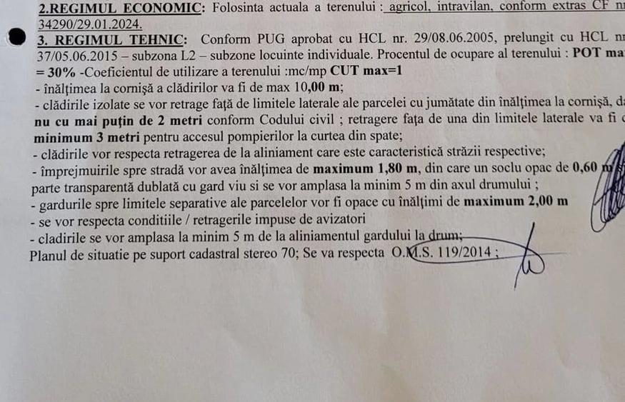 Teren de 2000 mp, în Vlădiceasca