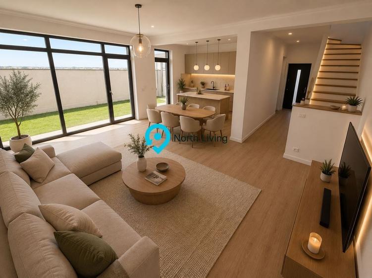 Duplex cu 5 camere cu Canalizare în Central