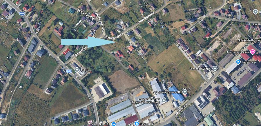 Teren Construcții intravilan de 1080 mp, în Cetății
