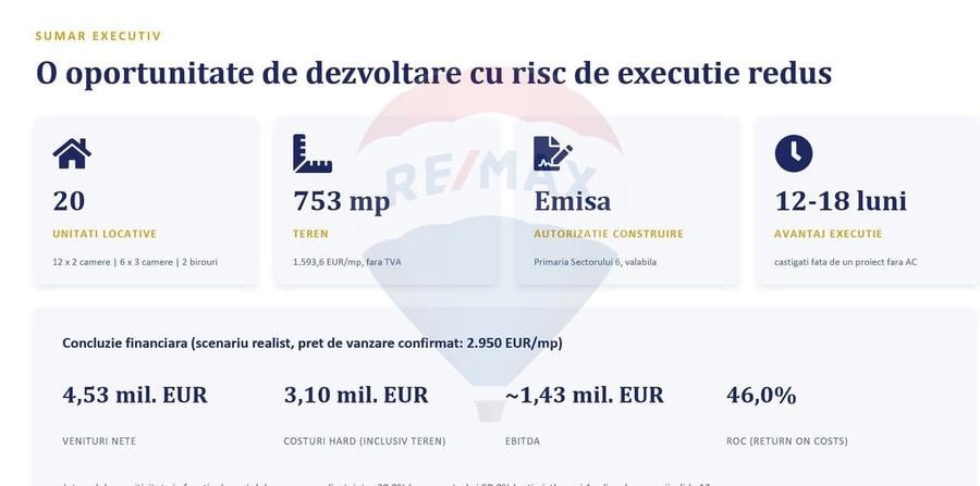 Teren Construcții intravilan de 753 mp, în Lujerului