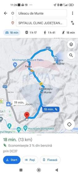 Teren Construcții intravilan de 2341 mp, în Uileacu de Munte