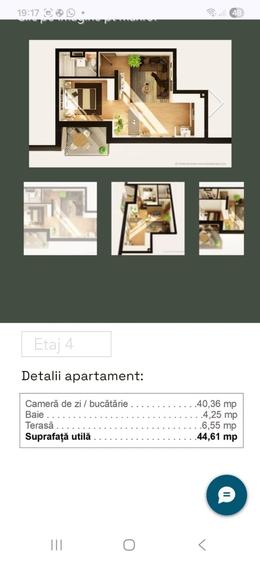 Apartament cu 2 camere decomandat în Între Lacuri
