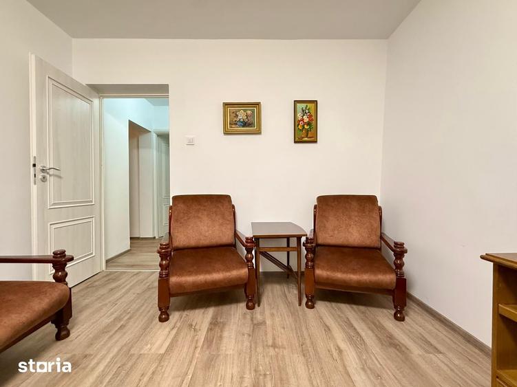Apartament cu 3 camere decomandat, mobilat în Obor