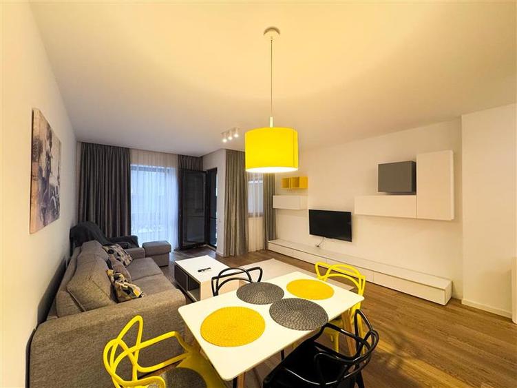 Apartament cu 2 camere semidecomandat, mobilat în Herăstrău