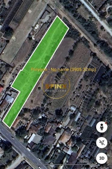 Teren Construcții intravilan de 3905 mp, în Manasia