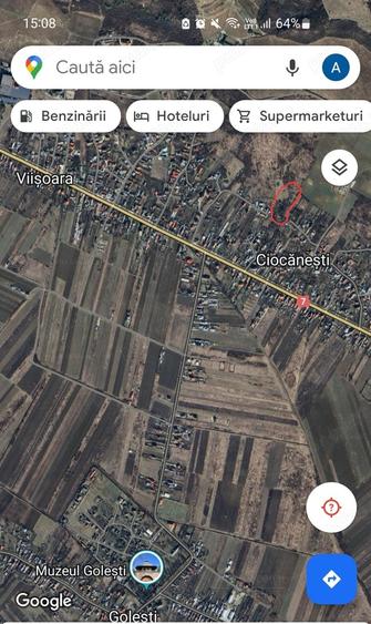 Teren de 2000 mp, în Ștefănești