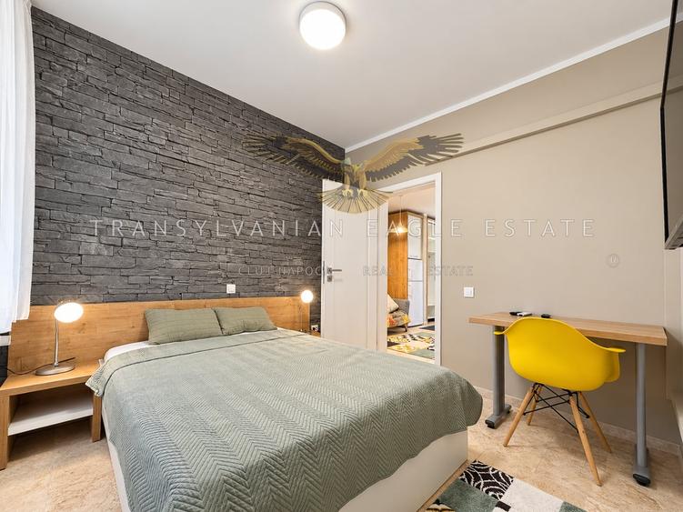 Apartament cu 2 camere decomandat, mobilat în Hașdeu