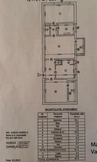 Apartament cu 3 camere semidecomandat în Podu Roș