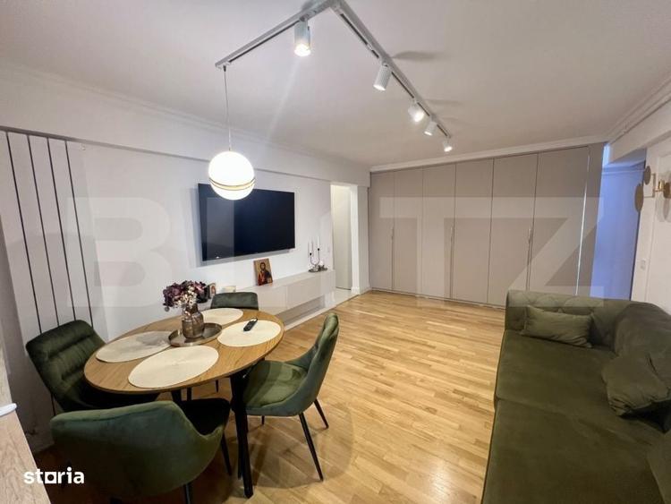 Apartament cu 3 camere, 55 mp, centrala si AC, zona Ultracentral - 1
