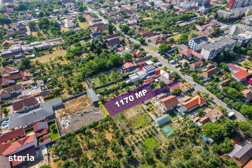 Teren de 1170 mp, în Micălaca