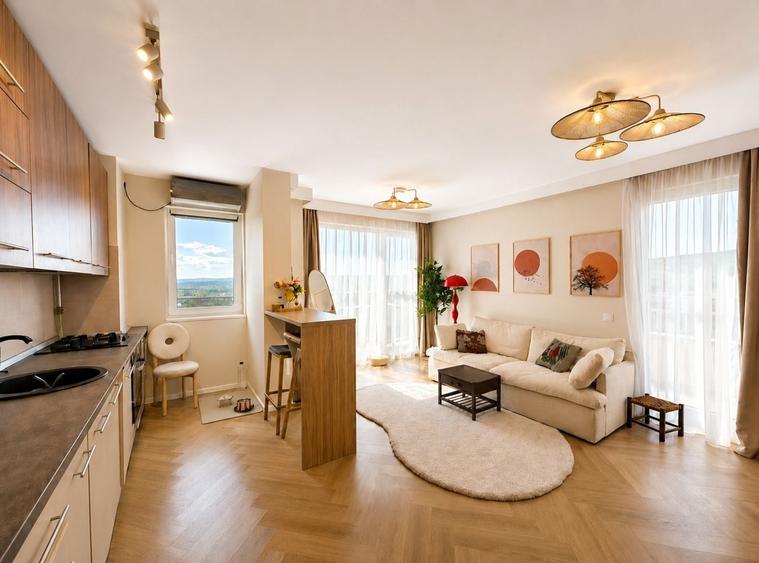 Apartament cu 2 camere semidecomandat în Sopor