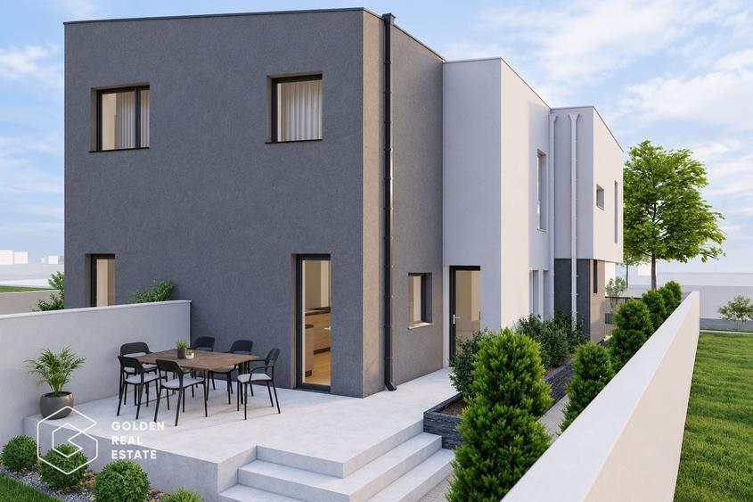 Duplex cu 4 camere cu Canalizare în Săcălaz