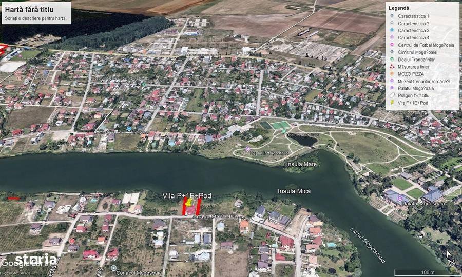 Casă cu 4 camere cu Teren 1210 Mp în Mogoșoaia