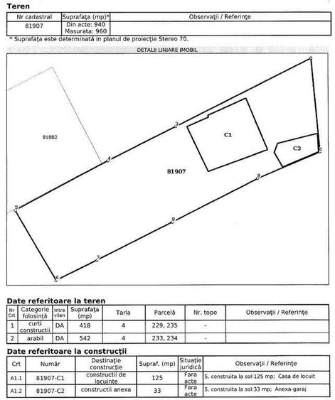 Cota 1/2 din casa si teren Podeni, jud. Arges - ID: R1983482 - 10
