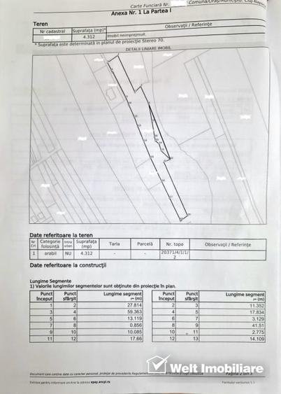 Teren agricol extravilan de 4750 mp, în Dâmbul Rotund