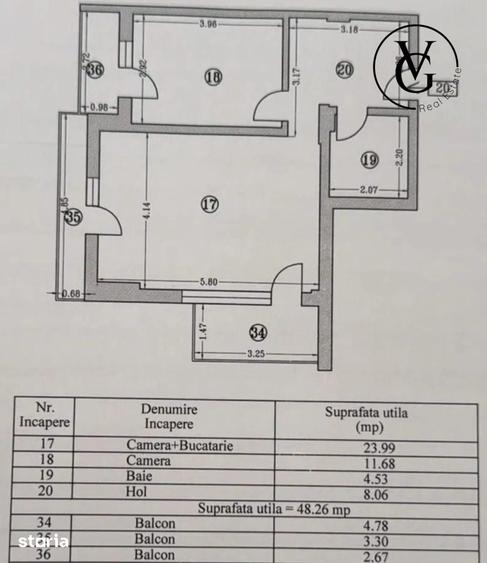 Apartament 2 camere vedere laterala | parcare securizata - Mamaia Sat - 13
