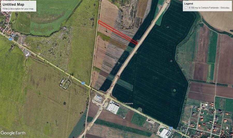 Teren Construcții extravilan de 8093 mp, în Fântânele