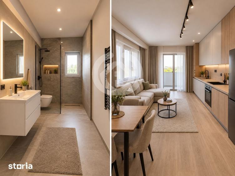 Apartament cu 2 camere în Țiglari