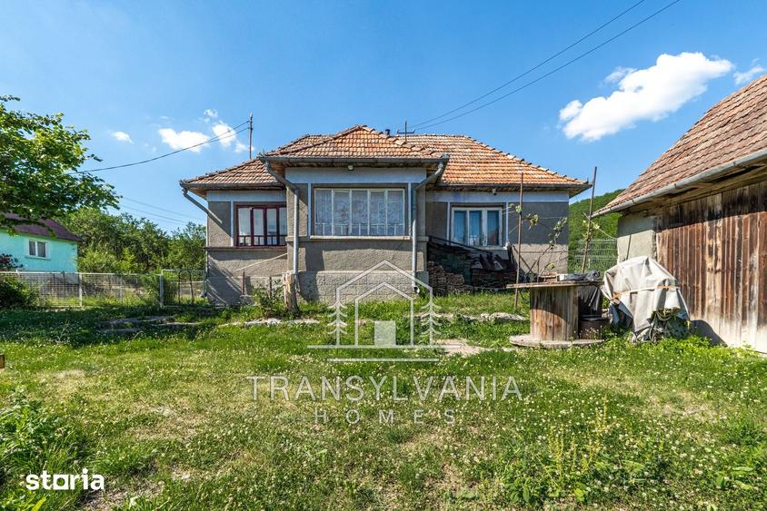 Casă cu 2 camere cu Teren 3463 Mp în Aluniș