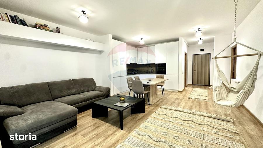 Apartament cu 2 camere, mobilat în Borhanci