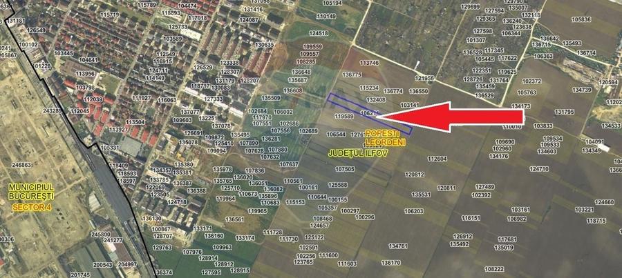 Teren agricol intravilan de 12651 mp, în Central
