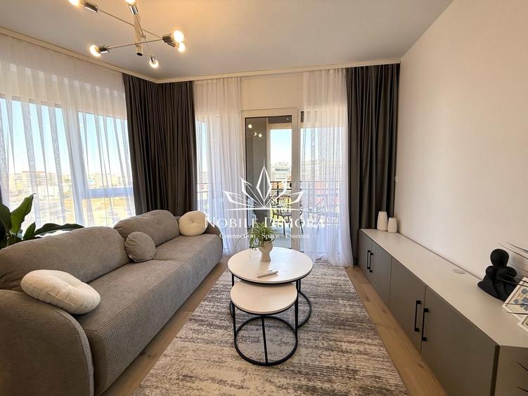 Apartament cu 2 camere semidecomandat, mobilat în Central