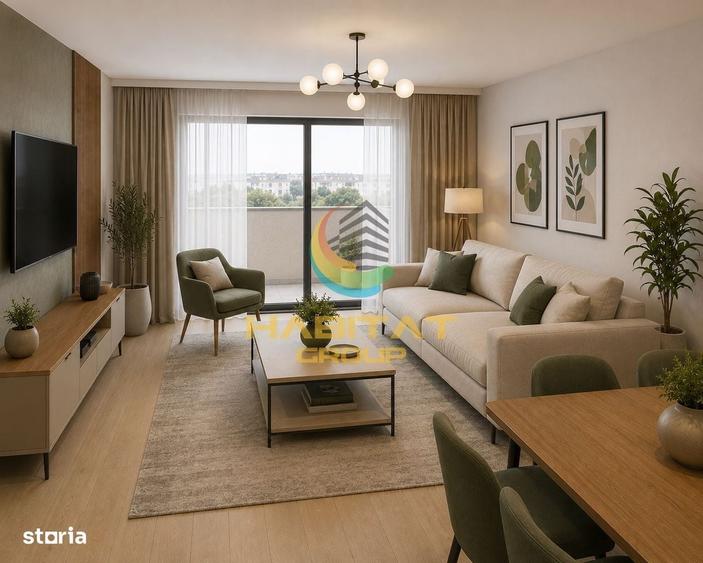 Apartament cu 2 camere decomandat în Titan