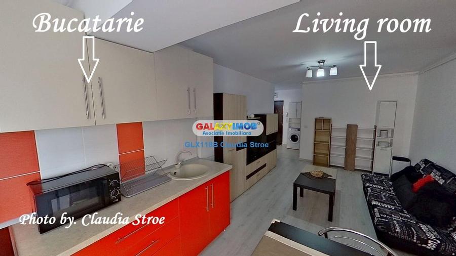 Apartament cu 2 camere semidecomandat, mobilat în Theodor Pallady