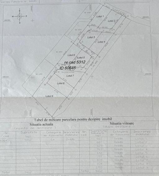 Teren intravilan de 650 mp, în 700