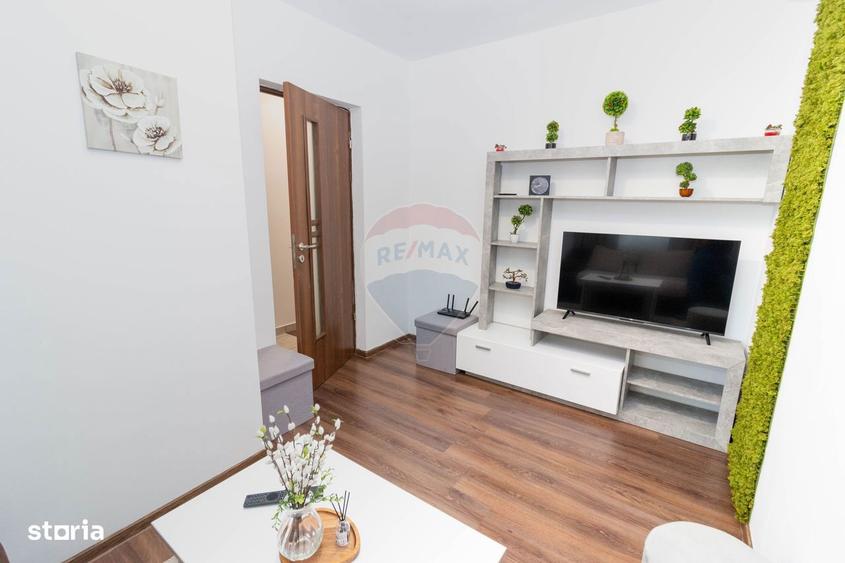 Apartament cu 2 camere, mobilat în Apusului