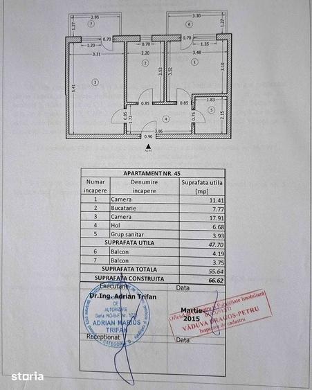 Apartament cu 2 camere decomandat, mobilat în Rahova