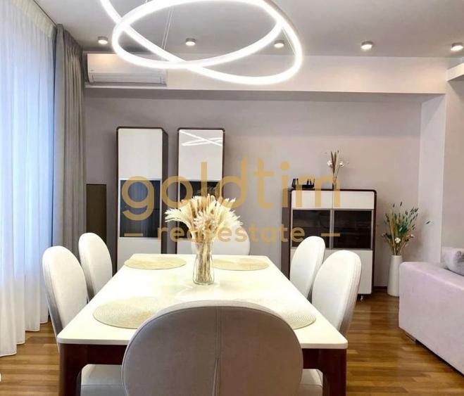 Apartament cu 3 camere decomandat, mobilat în Herăstrău